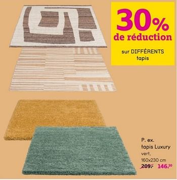 Promotions Tapis luxury - Produit maison - Leen Bakker - Valide de 16/09/2024 à 29/09/2024 chez Leen Bakker