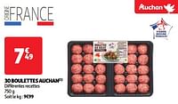 30 boulettes auchan-Huismerk - Auchan