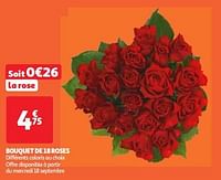 Bouquet de 18 roses-Huismerk - Auchan