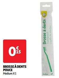 Brosse à dents pouce-Huismerk - Auchan