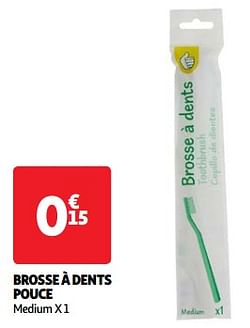 Brosse à dents pouce