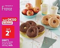 Donut sucre ou chocolat-Huismerk - Auchan