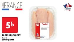 Filets de poulet