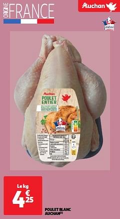 Poulet blanc auchan