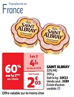 Promoties Saint albray - Saint Albray - Geldig van 17/09/2024 tot 23/09/2024 bij Auchan