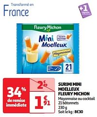 Surimi mini moelleux fleury michon-Fleury Michon