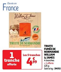 Truite fumée de normandie william + james