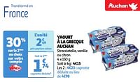 Yaourt à la grecque auchan-Huismerk - Auchan