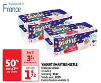 Promoties Yaourt smarties nestlé - Nestlé - Geldig van 17/09/2024 tot 23/09/2024 bij Auchan