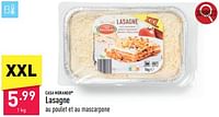 Promotions Lasagne - CASA MORANDO  - Valide de 23/09/2024 à 29/09/2024 chez Aldi