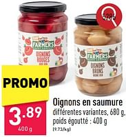 Promotions Oignons en saumure - Produit maison - Aldi - Valide de 23/09/2024 à 29/09/2024 chez Aldi