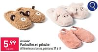 Promotions Pantoufles en peluche - UP2Fashion - Valide de 23/09/2024 à 29/09/2024 chez Aldi