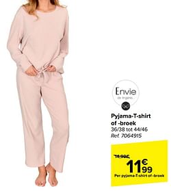 Pyjama-t-shirt of -broek