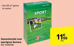 Gazonherstel voor sportgras somers