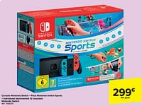 Console nintendo switch + pack nintendo switch sports + individueel abonnement 12 maanden nintendo switch-Nintendo