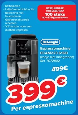 Delonghi espressomachine ecam223.61gb