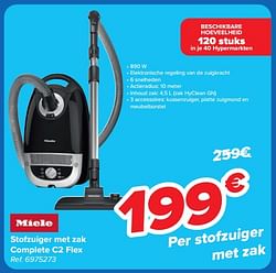 Miele Stofzuiger met zak complete c2 flex