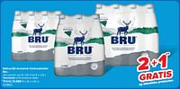 Natuurlijk bruisend mineraalwater bru-Bru