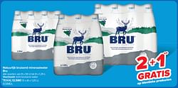 Natuurlijk bruisend mineraalwater bru