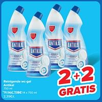 Promoties Reinigende wc-gel antikal - Antikal - Geldig van 18/09/2024 tot 30/09/2024 bij Carrefour