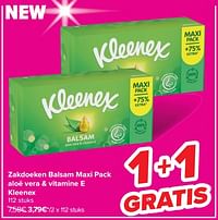 Zakdoeken balsam maxi pack aloë vera + vitamine e kleenex-Kleenex