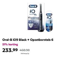 Oral-b io9 black + opzetborstels-Oral-B