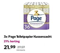 Page toiletpapier kussenzacht-Page