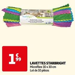 Lavettes starbright