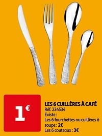 Les 6 cuillères à café-Huismerk - Auchan