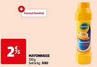 Promoties Mayonnaise - Remia - Geldig van 17/09/2024 tot 23/09/2024 bij Auchan