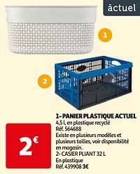 Panier plastique actuel-Actuel