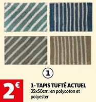 Promoties Tapis tufté actuel - Actuel - Geldig van 17/09/2024 tot 23/09/2024 bij Auchan