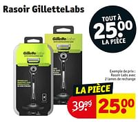 Promotions Rasoir labs avec 2 lames de rechange - Gillette - Valide de 17/09/2024 à 22/09/2024 chez Kruidvat