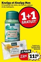 Promotions Cristaux de bain refreshing kneipp - Kneipp - Valide de 17/09/2024 à 22/09/2024 chez Kruidvat