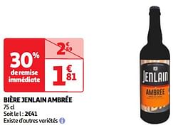 Bière jenlain ambrée