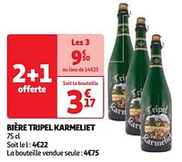 Promoties Bière tripel karmeliet - TRipel Karmeliet - Geldig van 17/09/2024 tot 23/09/2024 bij Auchan