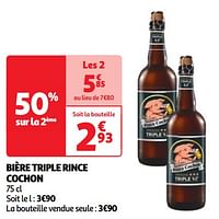 Bière triple rince cochon-RINCE COCHON