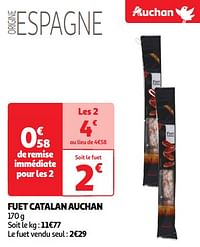 Fuet catalan auchan-Huismerk - Auchan