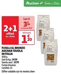 Fusilli al bronzo auchan tavola in italia-Huismerk - Auchan