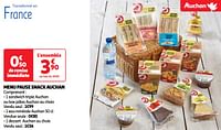 Menu pause snack auchan-Huismerk - Auchan