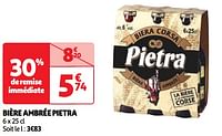 Bière ambrée pietra-Pietra