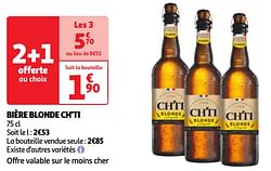 Bière blonde ch`ti