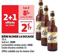 Bière blonde la ducasse