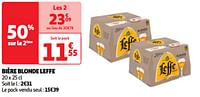 Bière blonde leffe-Leffe