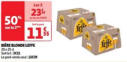 Bière blonde leffe