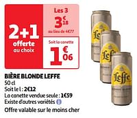 Bière blonde leffe-Leffe