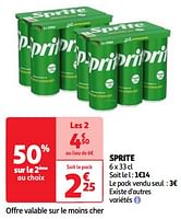 Promoties Sprite - Sprite - Geldig van 17/09/2024 tot 23/09/2024 bij Auchan