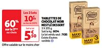 Tablettes de chocolat noir nestlé dessert-Nestlé