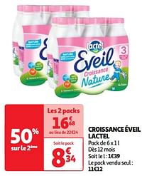 Croissance éveil lactel-Lactel