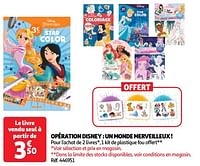 Livre opération disney un monde merveilleux !-Huismerk - Auchan